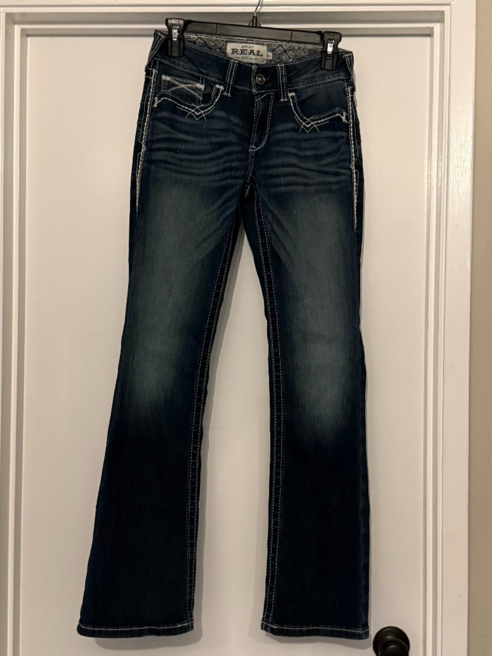Ariat Women's Mid-Rise Boot Cut Jeans - Picture 2 of 3